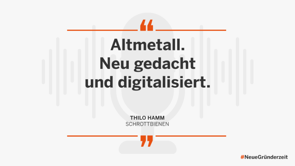 Altmetall. Neu gedacht und digitalisiert. Thilo Hamm, SchrottBienen