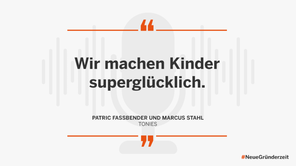 Wir machen Kinder superglücklich. Patric Fassbender und Marcus Stahl