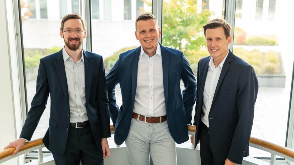 Dr. René Grzeszick, Dr. Sascha Feldhorst und Sascha Kaczmarek