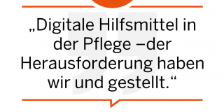 Digitale Hilfsmittel in der Pflege – der Herausforderung haben wir uns gestellt. Artur Janiszek und André Fiebig, Eldertech