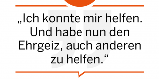 Ich konnte mir helfen. Und habe nun den Ehrgeiz, auch anderen zu helfen. Dr. Horst Schüler, Laufmaus