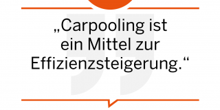 „Carpooling ist ein Mittel zur Effizienzsteigerung.“