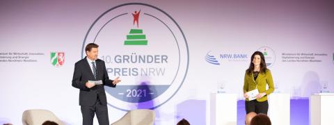 Moderation beim Gründerpreis NRW 2021