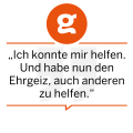 Ich konnte mir helfen. Und habe nun den Ehrgeiz, auch anderen zu helfen. Dr. Horst Schüler, Laufmaus