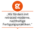 "Wir fördern mit retraced moderne, nachhaltige Fertigungspraktiken.“, Philipp Mayer, Lukas Pünder (retraced)