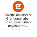 Zweifel an unserer Gründung haben uns nur noch mehr angespornt. Dr. Alice Martin, Dermanostic