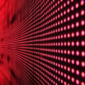 A surface of red LEDs