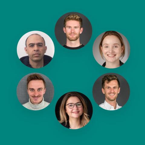 Founders team: Joel Rogawski, Jil Rogawski, Marvin Kaes, Ali Alhoseini, Pia Hildebrandt, Lars Muckermann